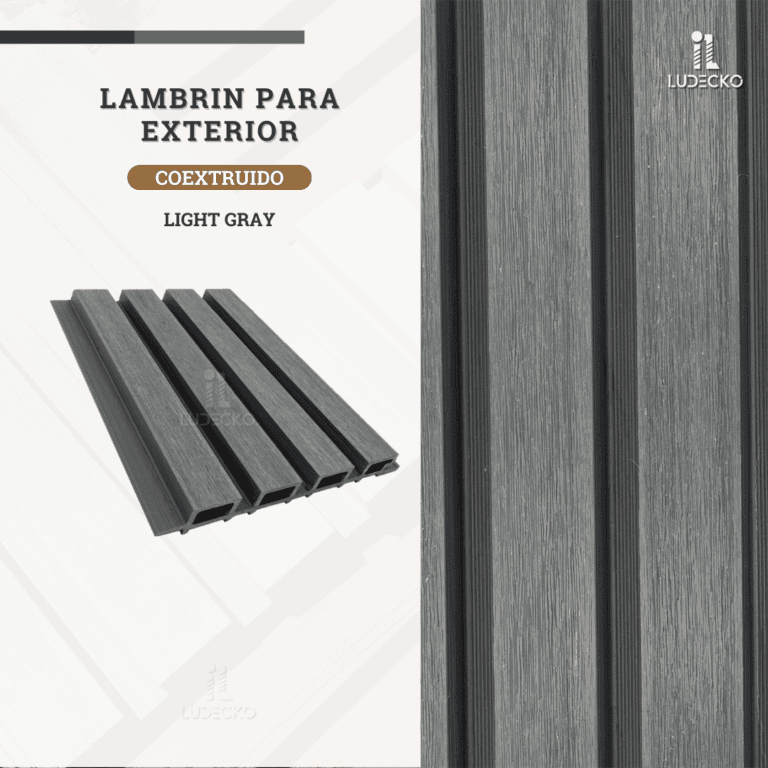 Lambrin WPC exterior coextruido | 18 años garantía | LUDECKO
